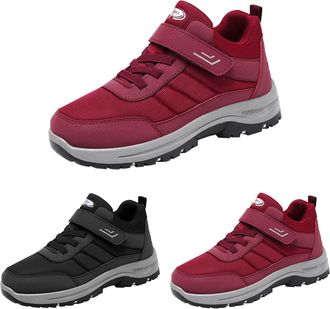 Generic Women Men Lightweight Snow Boots Winter Warm Anti-Slip Ankle Booties Waterproof Slip On Warm Fur Lined Sneakers Outdoor Thick Insulated Short Booties 