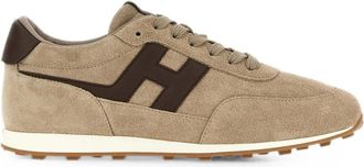 Hogan Beige Logo Sneakers