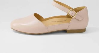 Ziera Womens Cavalcade Leather Flat Shoes In Pink Multi