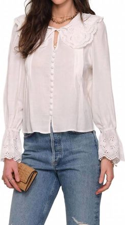 Heartloom Dolly Long Sleeve Top In Eggshell