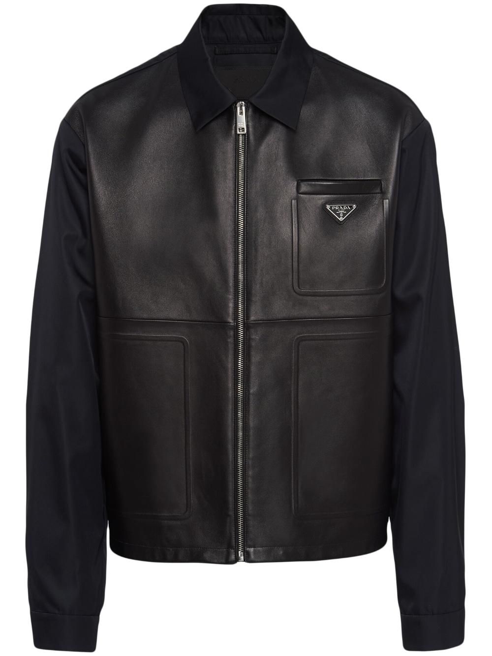 ジャケット・アウター 90s PRADA stand-up collar jacket black 90s PRADA stand-up collar jacket black（Black Prada Bomber