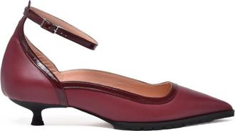 Fratelli Russo Schoenen, Dames, Rood, 41 EU, Leer, Decollet&egrave;
