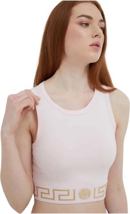 Versace Crop Top - Tops - Mujer - Rosa - L