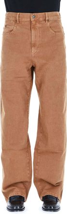 Isabel Marant Jameson Overfit Twill 5-Pocket Trousers