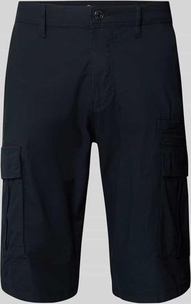s.Oliver Black Label Relaxed Fit Cargo-Bermudas aus Baumwoll-Elasthan-Mix in Black, Größe 31