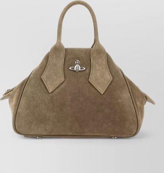 Vivienne Westwood suede yasmine small handbag structured shape