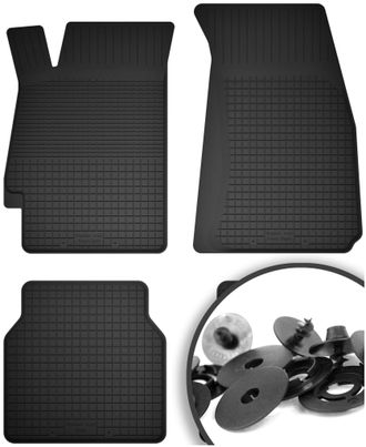 OEM Alfombrillas De Goma + Topes Para: Fiat Coup&eacute; I Coup&eacute; (1994-2000)