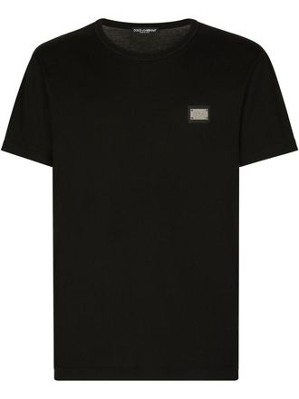 Dolce & Gabbana Logo Baumwoll -T -Shirt