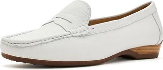David Tate Freetime Womens Flat Shoes White : 10.5 M (B), Leather