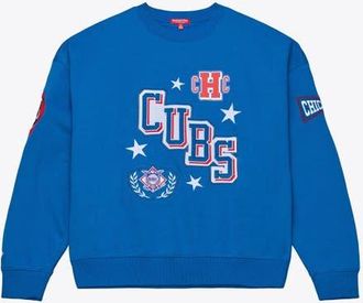 Mitchell & Ness Womens Mitchell & Ness Royal Chicago Cubs Pep Rally Sweatshirt at Nordstrom, Size X-Large