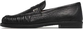 Loriblu Mocassin - Dames - Loafers - Zwart - 36 EU - Leer - Schoenen