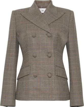 Adam Lippes Blazer Malone doppiopetto - Marrone