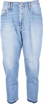 Cycle Light Blue Straight Cotton Jeans