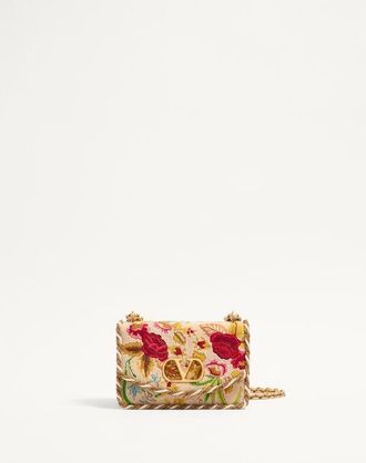 Valentino Garavani Valentino Garavani Vain Small Embroidered Shoulder Bag Wo