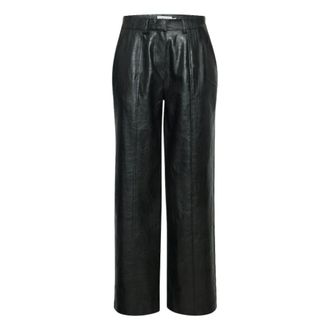 Ichi Ichi, Dames, Broeken, Zwart, Maat: L Poliester