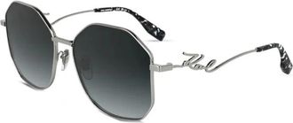 Karl Lagerfeld Kl 358S 040 Zonnebrillen - Dames - Zonnebrillen - Grijs - 57 MM - Accessoires
