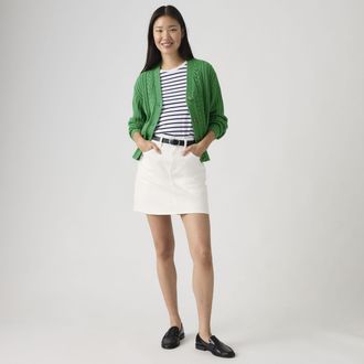 Levi's Mid Thigh Skirt - Womens - 23 - White