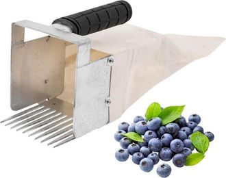 OEM Recolector De Bayas Ergon&oacute;mico De Metal Con Peine, Recolector De Bayas De 13 Dientes, Cosecha R&aacute;pida, Con P&eacute;rtiga