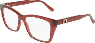 Ferragamo SF3030E 616 Transparent Red 54mm