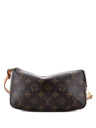 Louis Vuitton Pochette Accessoires NM Monogram Canvas clutch bag - Bruin