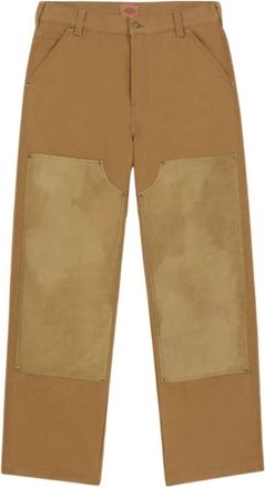 Dickies Stijlvolle G441 Acorn Lucas Gewaxte Dubbele Knie Broek - Heren - Straight fit broeken - Bruin - W31 - Broeken