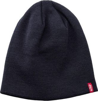 Levi's Strickm&uuml;tze LEVIS UNISEX, Gr. L/XL, blau (navy blau), Kunstfaser, Basic, M&uuml;tzen Strickm&uuml;tze, OTIS BEANIE