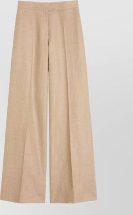 Max Mara high waist trousers wide leg belt loops