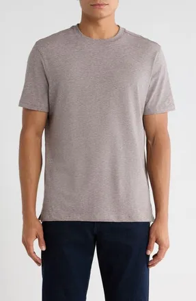 Robert Barakett Colson Mélange Stretch Pima Cotton T-Shirt in Dusty Rose at Nordstrom, Size Xx-Large