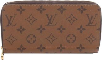 Louis Vuitton Pre-owned Wallets, female, Brown, Size: ONE SIZE Pre-owned Zip Around Wallet