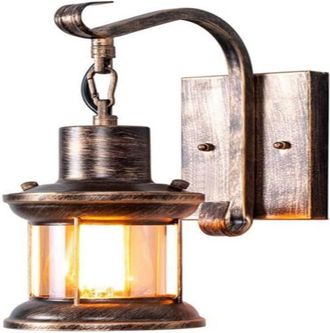 OEM Aplique De Pared De Cristal Industrial Vintage, Estilo R&uacute;stico Y Nost&aacute;lgico Para Restaurante, Hogar, Bar, Dormitorio, E27