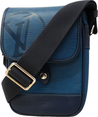 Louis Vuitton Navy Shoulder Bag (Pre-Owned)