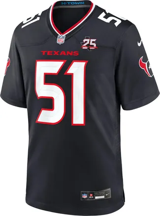 Nike Will Anderson Jr. Houston Texans 25th Season Nike Mens NFL Game Jersey in Blue | 67NM0B9F9HF-8PD