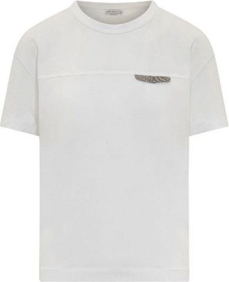 Brunello Cucinelli White Cotton Relaxed Shirt, Size 3XL