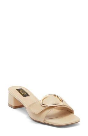 Rachel Roy Sarah Block Heel Slide Sandal in Natural at Nordstrom Rack, Size 8.5