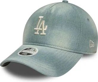 New Era Womens Cap 9twenty A-Frame Denim Sky Blue Polyester Hat