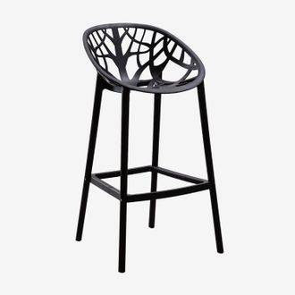 Sklum Sklum - Pack De 4 Taburetes Altos De Jard&iacute;n En Polipropileno Ores