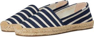Soludos Original Espadrille Womens Shoes Navy / Ivory : 11 B - Medium, Leather