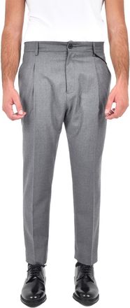low brand Mens Trousers Virgin Wool Grey