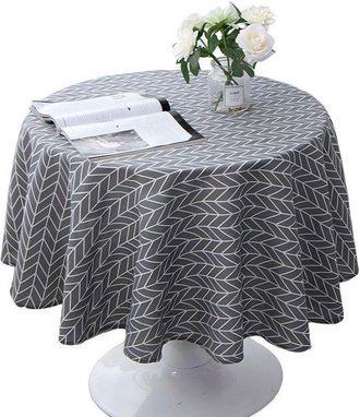 No Brand Mantel Redondo - Algod&oacute;n Y Lino - Mantel - 150 Cm