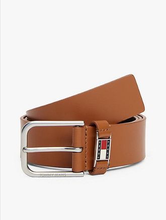 Tommy Hilfiger Debossed Leather Belt