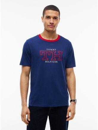 Tommy Hilfiger Mens Bold Monogram T-Shirt - Preppy Navy - XXL