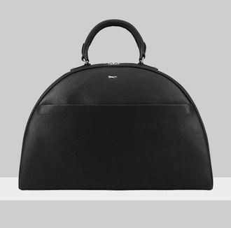 Paul Costelloe Womens Vienna Leather Weekend Bag - Black - One Size