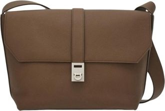 Ferragamo Gancini-Plaque Twins Messenger Bag