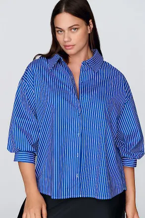 English Factory Balloon-Sleeve Buttondown Shirt