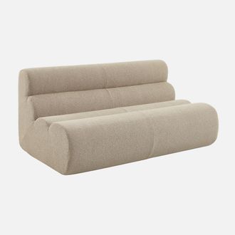 Sweeek Sill&oacute;n Borreguito Texturizado, 2 Plazas
