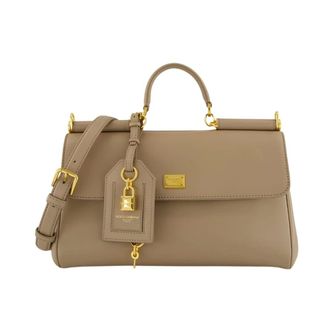 Dolce & Gabbana Mujer, Bolsos, Beige, Talla: ONE Size