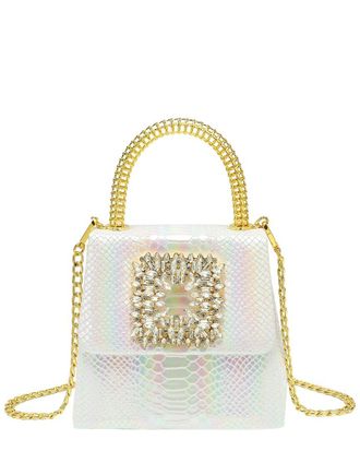 Tiffany & Fred Embossed Leather Mini Top Handle Bag
