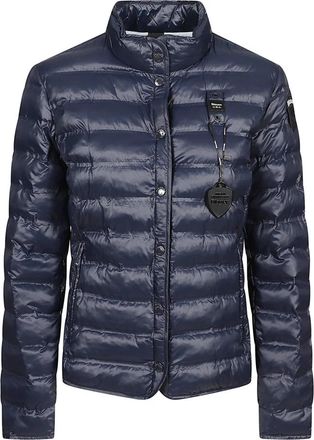 Blauer Moon Giubbino - Dames - Winterjassen - Blauw - XS - Leer - Jassen