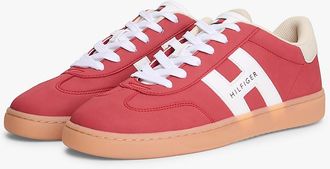 Tommy Hilfiger Womens Hilfiger Logo Skater Sneaker - Medium Red - US 7 / EU 37.5