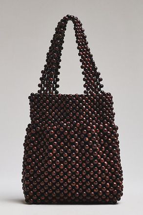 Bembien Maris Wood Beaded Hand Bag